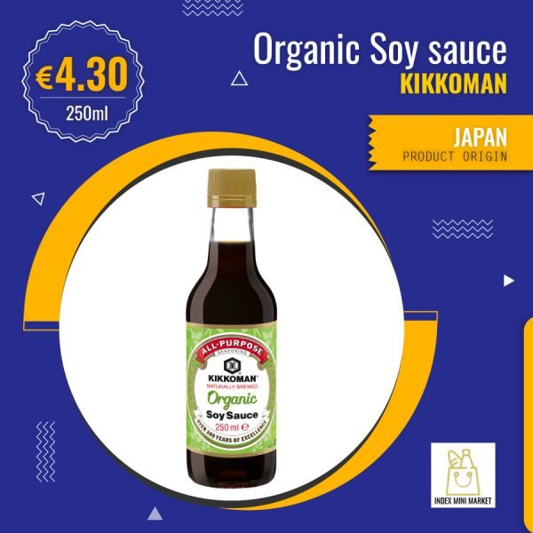 Organic soy sauce Kikkoman