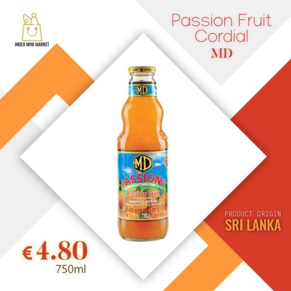 MD Passion fruit Cordial MD