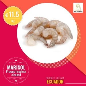 Marisol Prawns Headless Clean Marisol Gamberi pulito 51/60 size