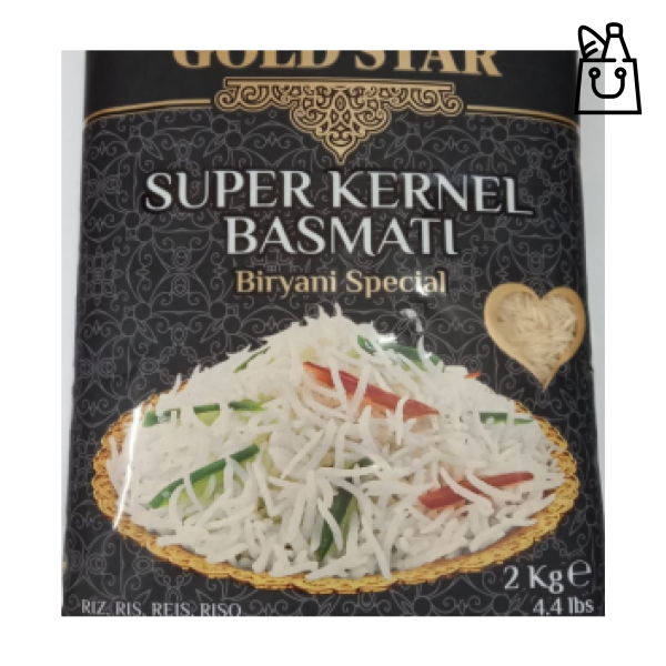 Basmati Gold Star Riso 2kg