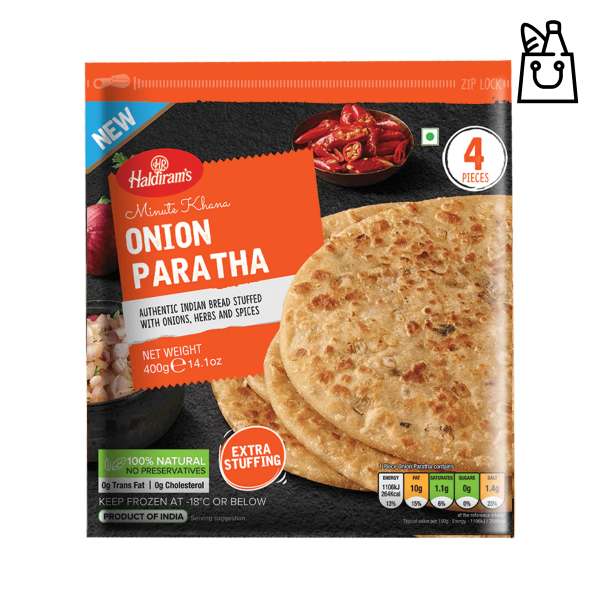 Paratha haldi's onion
