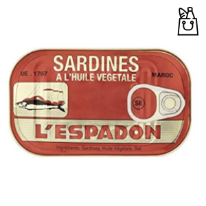 Sardine l'espadon 125g