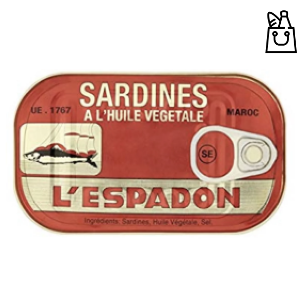 Sardine l'espadon 125g
