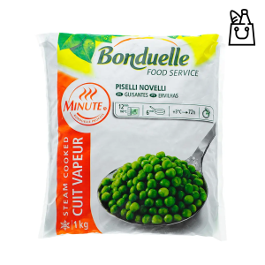 Verdura gelo piselli