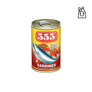 555 Hot Sardines in Tomato Sauce 155g