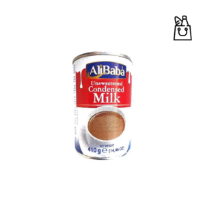 AliBaba Unsweetened Condensed (Evaported) Milk 410g